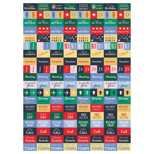 2027 On the Green Stripe Large Weekly Monthly Planner